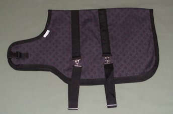 Purple striped winter Nigerian coat