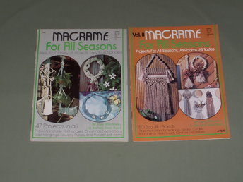 All Seasons Macrame Books, number 1 and 2