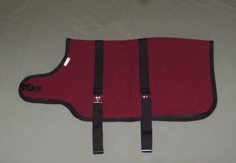 maroon doe buck jacket