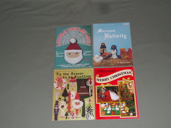 Merry Christmas Magic Macrame book, Merry Christmas macrame book
