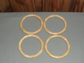 5 inch faux bamboo rings