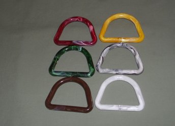 Marble swirl d-rings