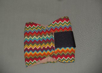 bright striped dog belly band