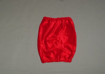 Bright Red Dog Snood, Size Medium, Dog Show Supply, Doggy Ear Protection, Cockers, Cavaliers, Whippets and other breeds