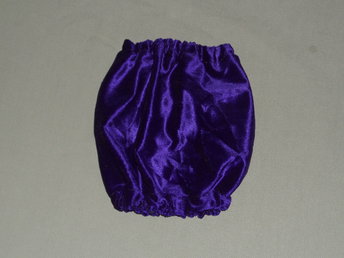 small purple dog snood